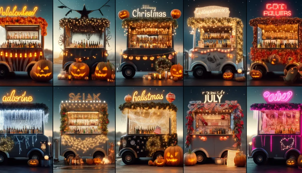 Themed Truck Bars for Seasonal Events